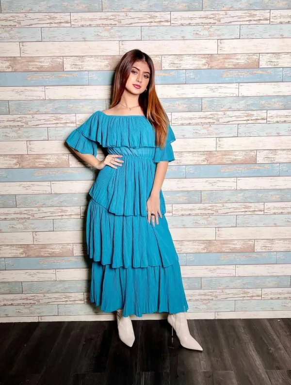 Arishfa Khan — Arishfa Khan — something beautifully blue.
